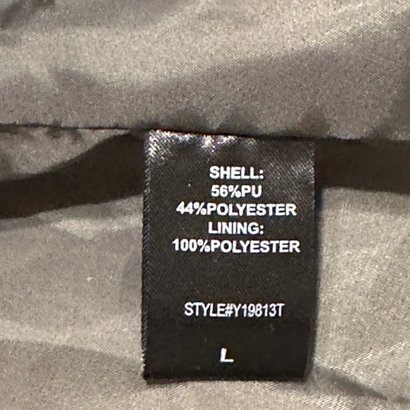 POMANDER PLACE Olive Faux Leather Ralph Jacket from TUCKERNUCK - Picture 7 of 9